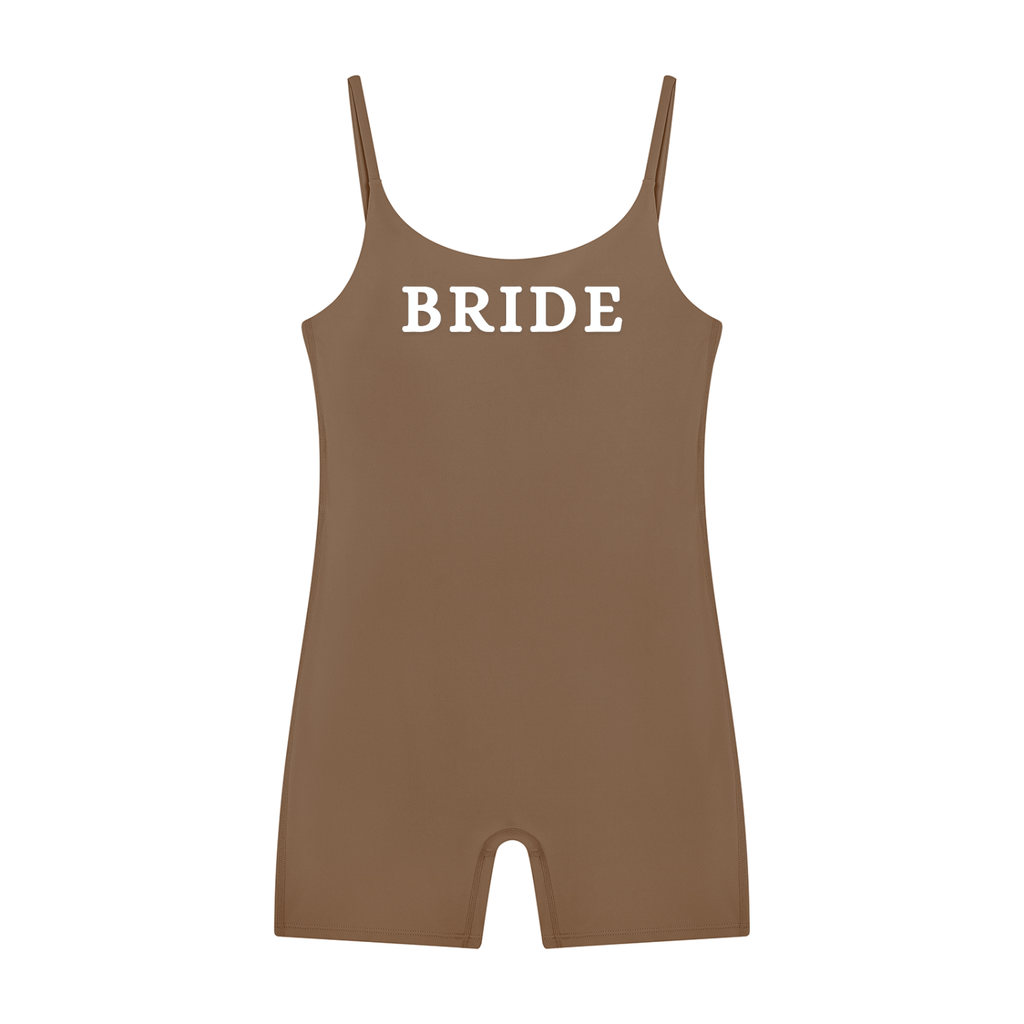 Bride Women's Athletic Romper | Bridal Activewear One Piece