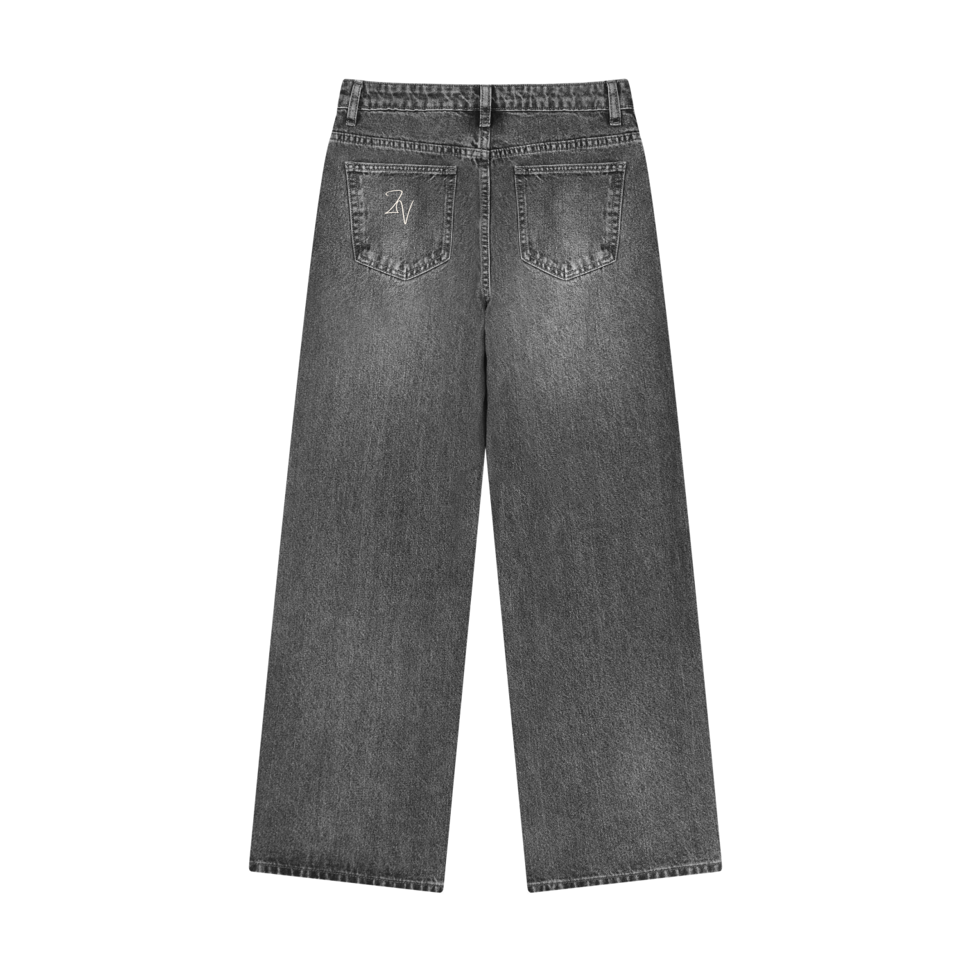Women's Wide Leg Denim Jeans | High Rise Loose Fit Vintage Wash Jeans