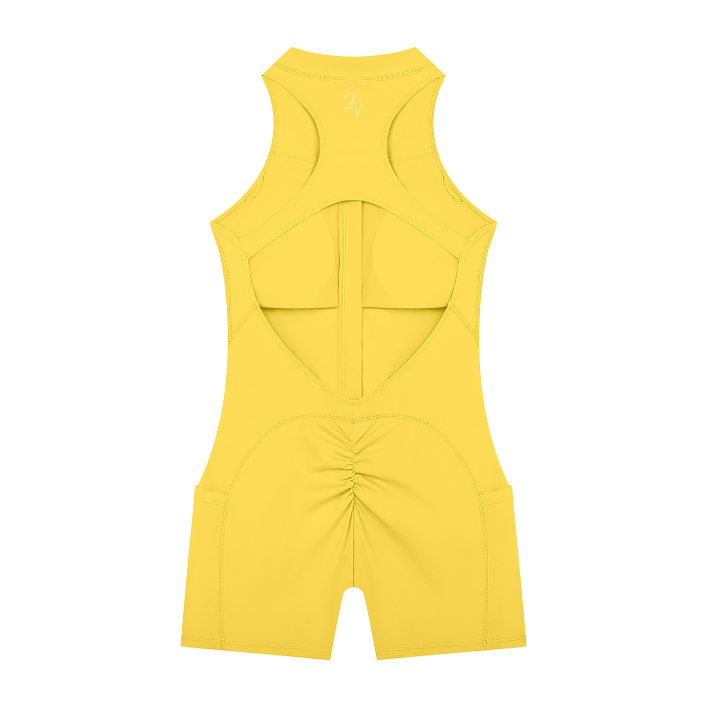 Women's Quarter-Zip Romper | Athletic One-Piece Activewear