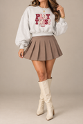 Plot Twist Book Lover Cropped Sweatshirt – Cute Reading Graphic Crewneck
