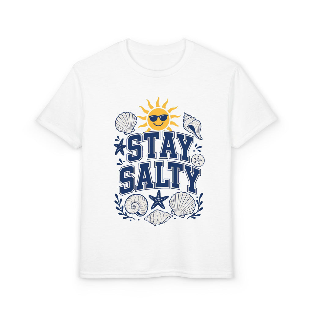 Stay Salty Kids T-Shirt — Beach Shells & Sunny Vibes Youth Tee