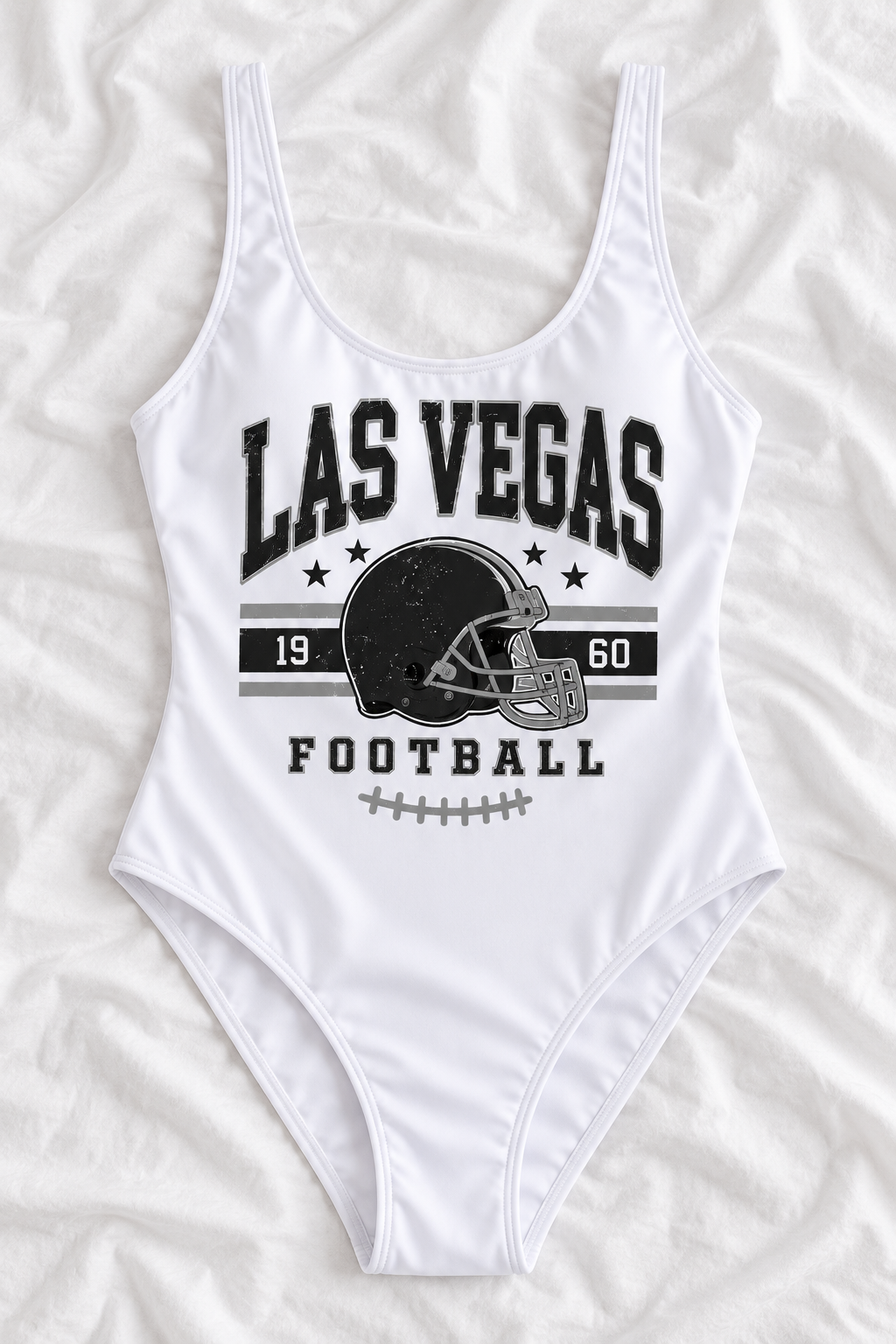 Las Vegas Football One-Piece Swimsuit – Women’s Game Day Swimwear