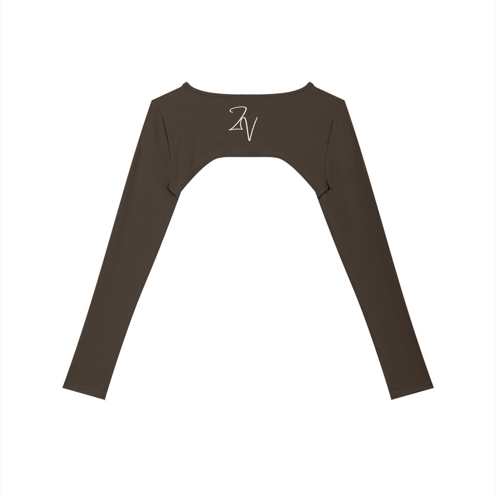 Women's Cutout Long Sleeve Shrug | Lightweight Athletic Performance Cover Up