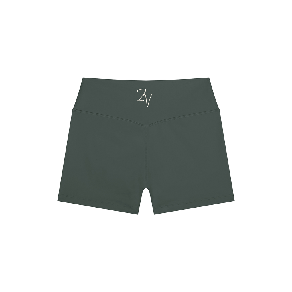 Women's High Rise Biker Shorts | Athletic Workout Performance Shorts
