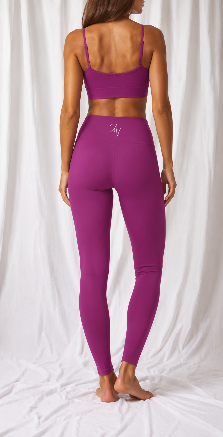 Women's Solid High Rise Leggings | Athletic Performance Workout Pants