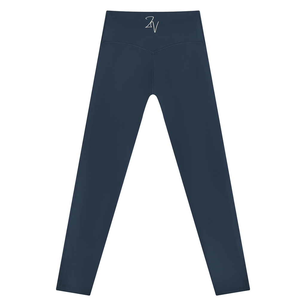 Women's High Rise Ankle Length Striped Leggings | Athletic Performance Workout Leggings