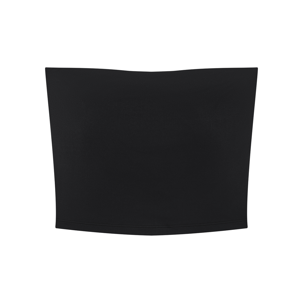 Women's Cropped Tube Top | Built-In Padded Bandeau Top