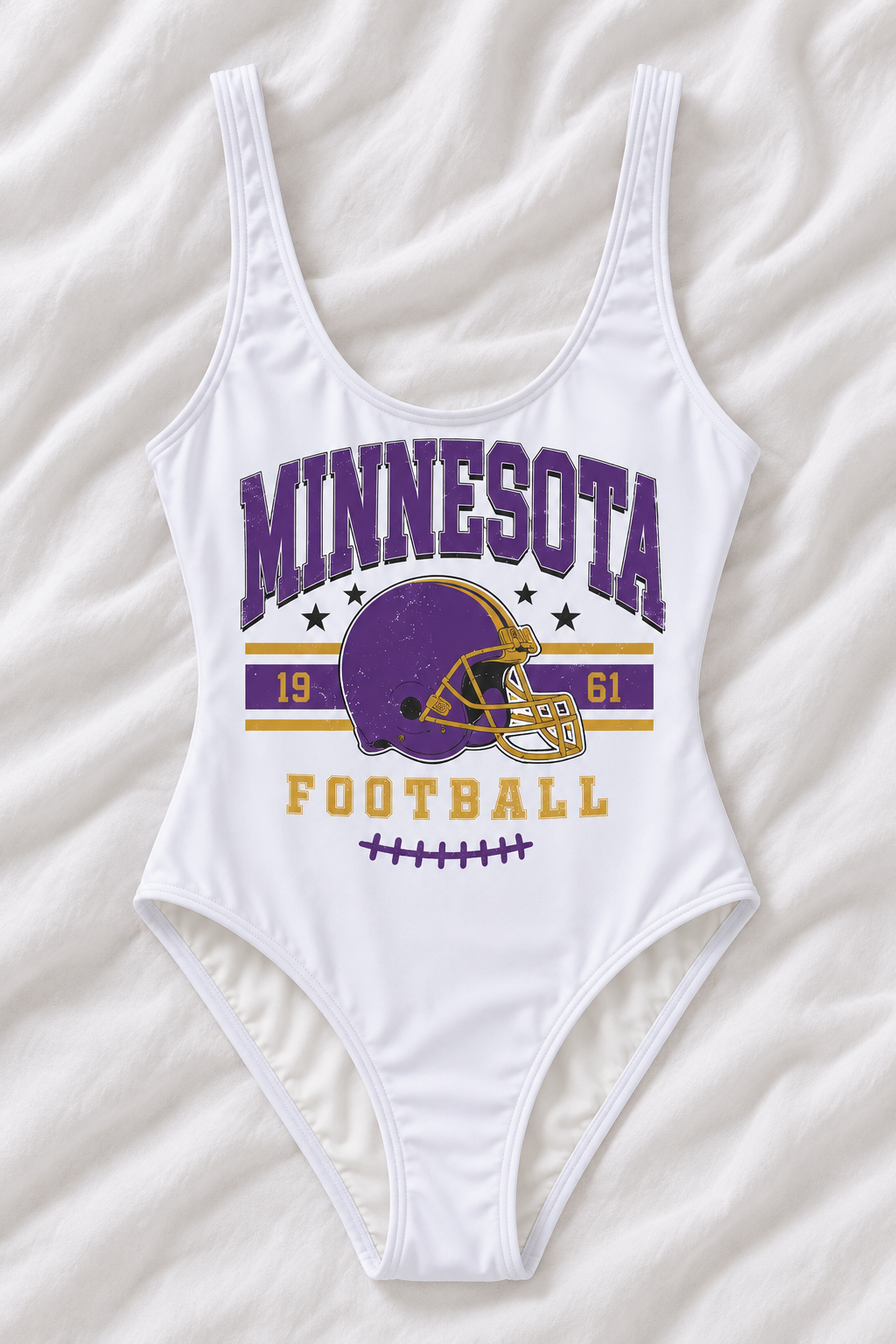 Minnesota Football One-Piece Swimsuit – Women’s Game Day Swimwear