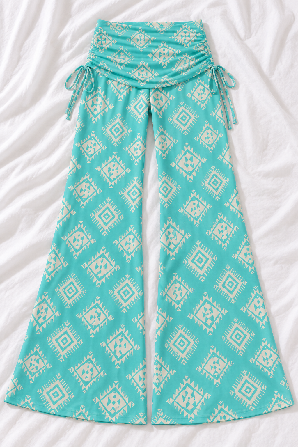 Southwestern Wide Leg Pants | Women's Flowy Boho Lounge Pants