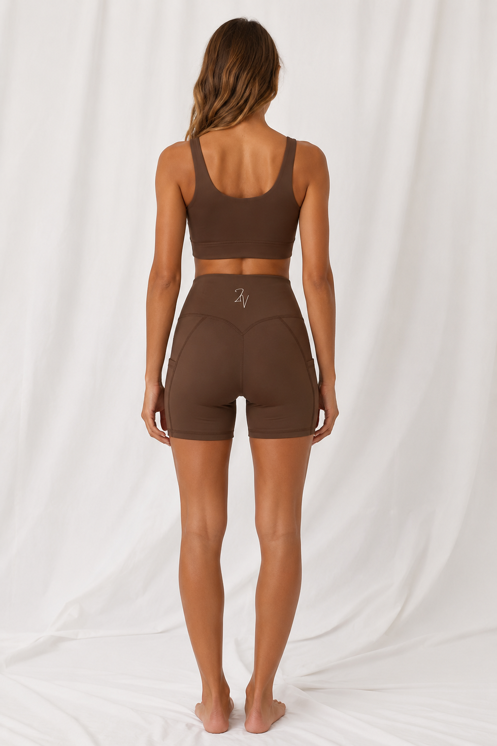 Women's High-Waisted Pocket Biker Shorts | Athletic Performance Workout Shorts