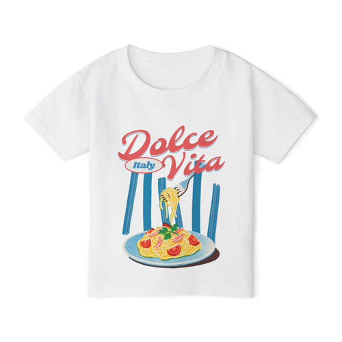 Dolce Vita Pasta Toddler T-Shirt — Italian Food Kids Tee