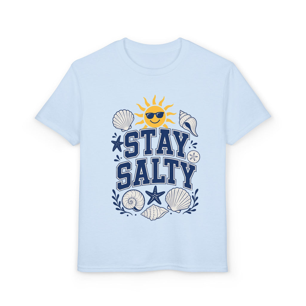 Stay Salty Kids T-Shirt — Beach Shells & Sunny Vibes Youth Tee