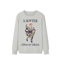 A Softer Kind of Brave Floral Bow Sweatshirt – Unisex Cotton Crewneck