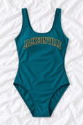 Jacksonville Football One-Piece Swimsuit – Women’s Game Day Swimwear