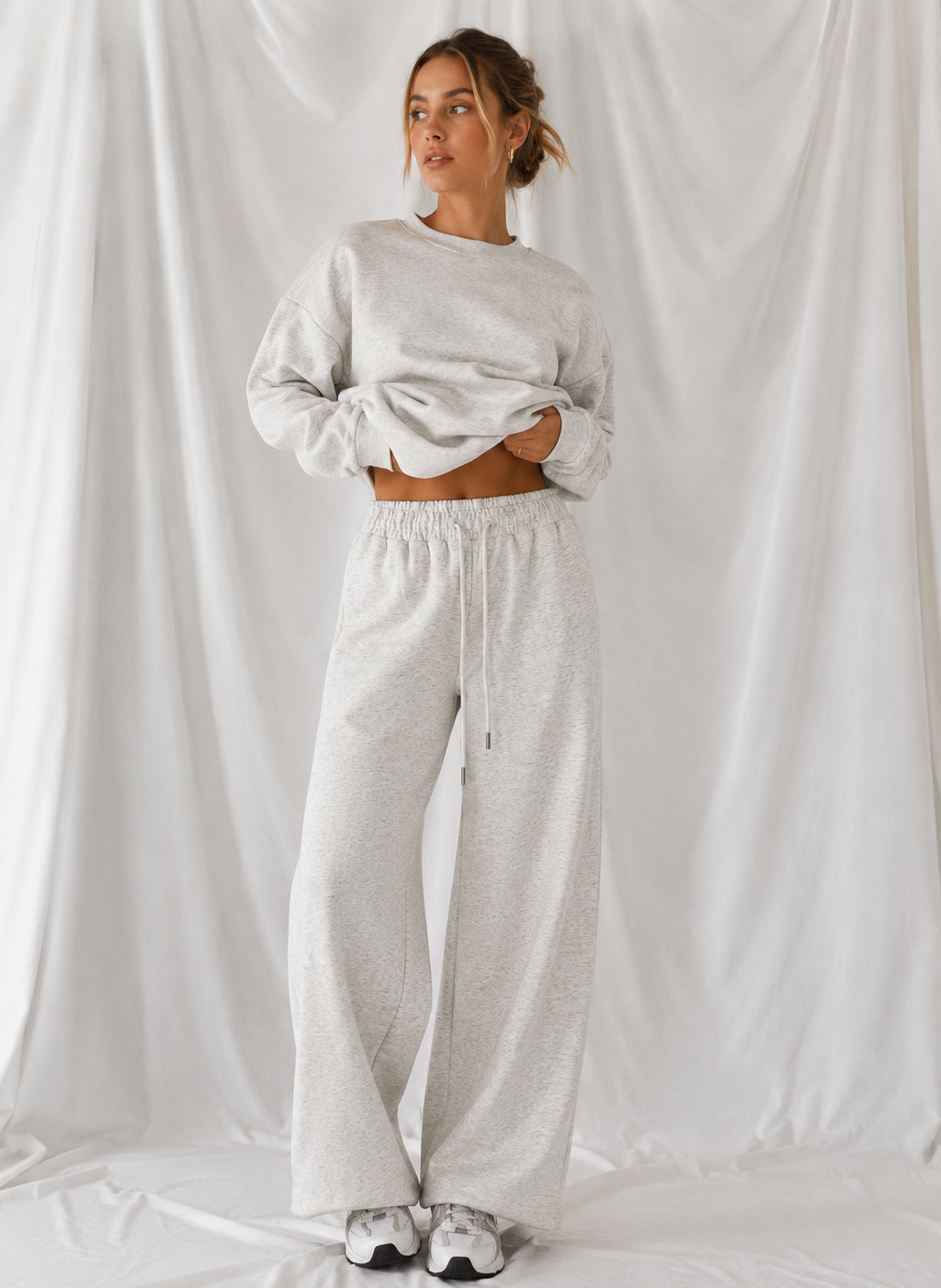 Women's Essential Straight-Leg Sweatpants | Relaxed Fit Fleece Lounge Pants