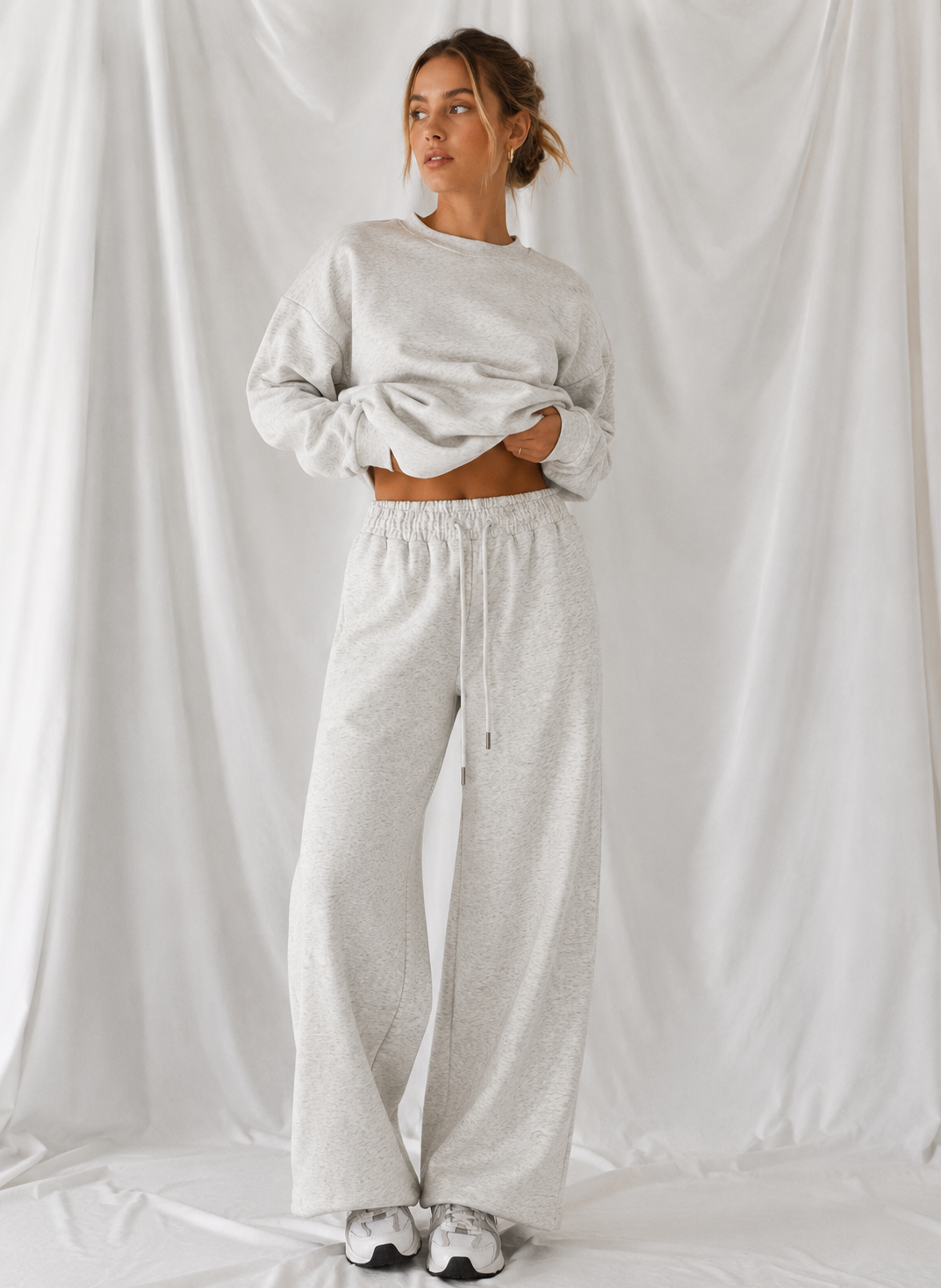 Women's Essential Straight-Leg Sweatpants | Relaxed Fit Fleece Lounge Pants