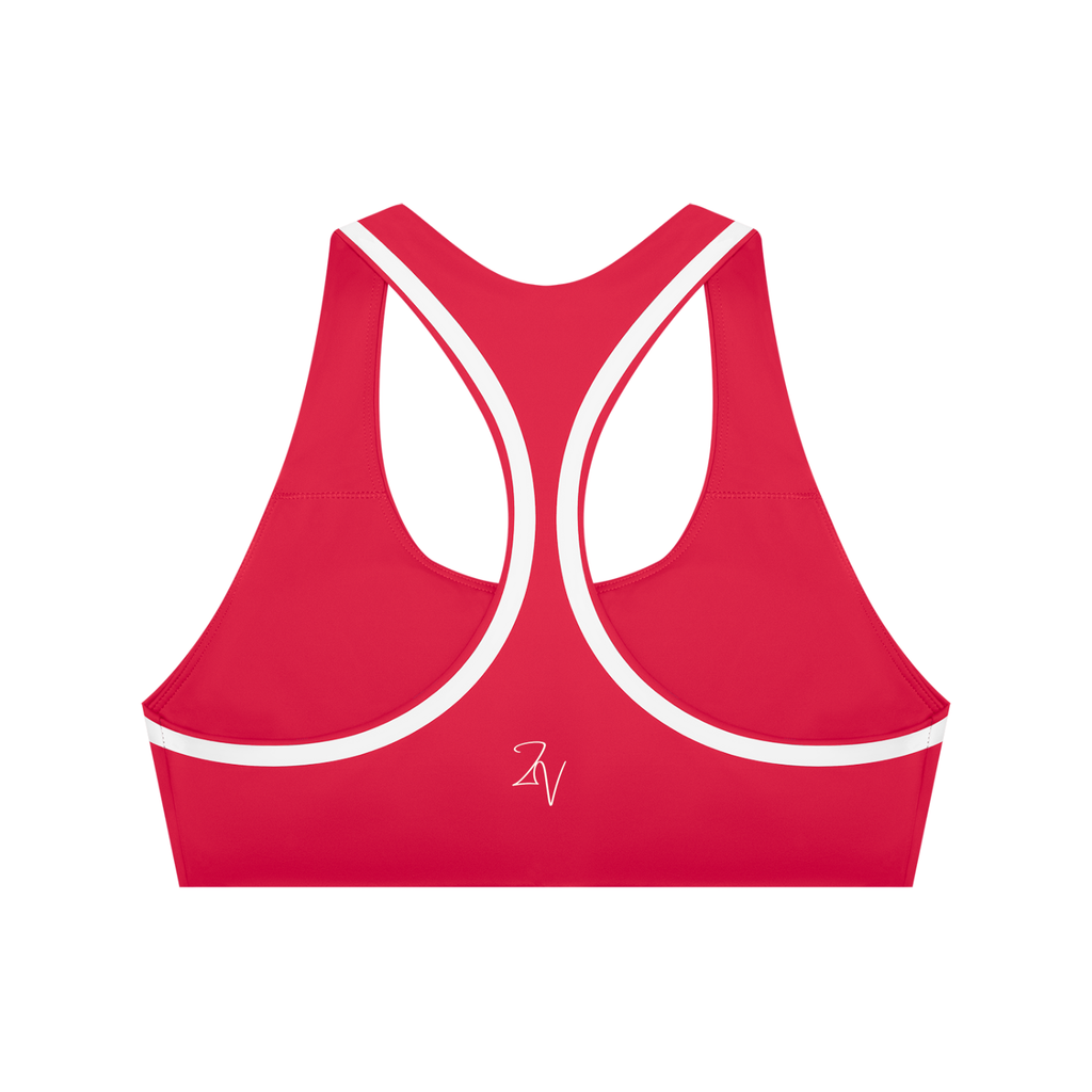 Women's Racerback Sports Bra | Built-In Padding Supportive Workout Bra