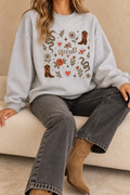 Wild at Heart Sweatshirt – Western Tattoo Flash Graphic Fleece Crewneck