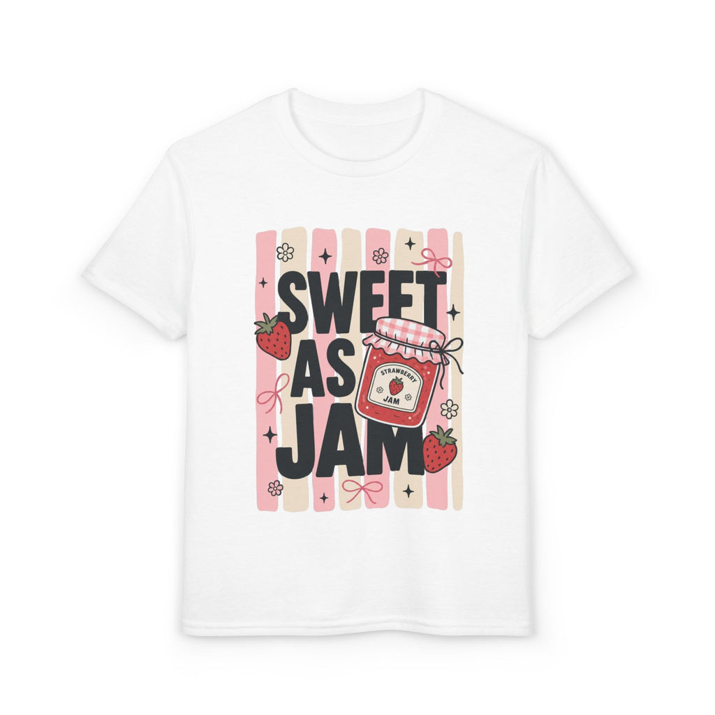 Sweet As Jam Kids T-Shirt – Cute Strawberry Jam Graphic