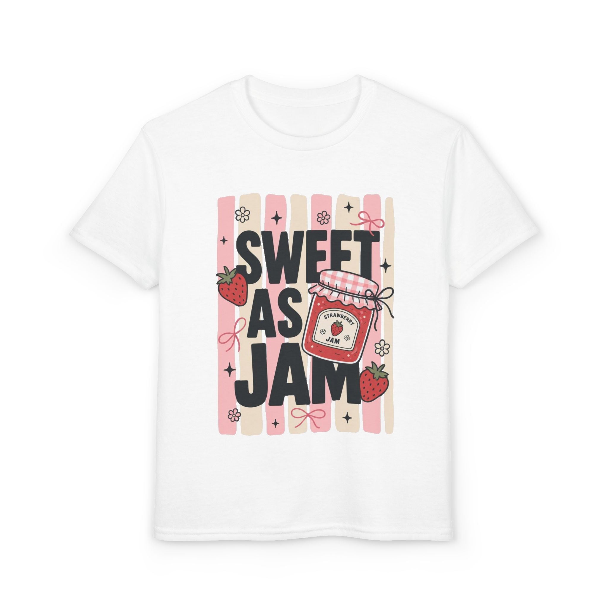 Sweet As Jam Kids T-Shirt – Cute Strawberry Jam Graphic