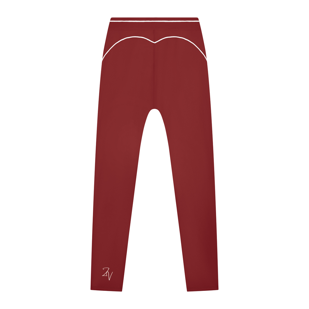 Women's High Rise Topstitch Leggings | Athletic Performance Workout Pants