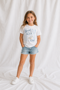 Beach Club Kids Cotton Tee | Cute Coastal Graphic T-Shirt for Toddlers & Youth