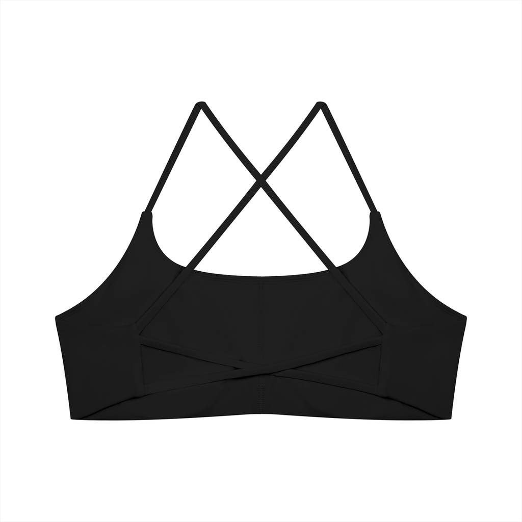 Women's Cross Back Sports Bra | Built-In Padded Athletic Workout Bra