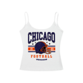 Chicago Open Back Tank Top – Women’s Football Game Day Shirt, Backless Tailgate Top