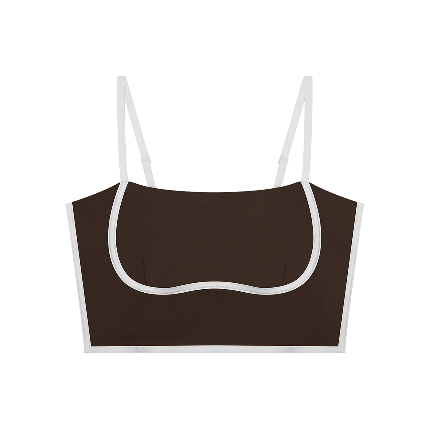 Women's Color Block Adjustable Sports Bra | Built-In Padded Athletic Workout Bra