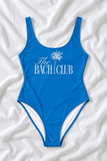 Bach Club Blue One Piece Swimsuit – Minimal Beach Swimwear