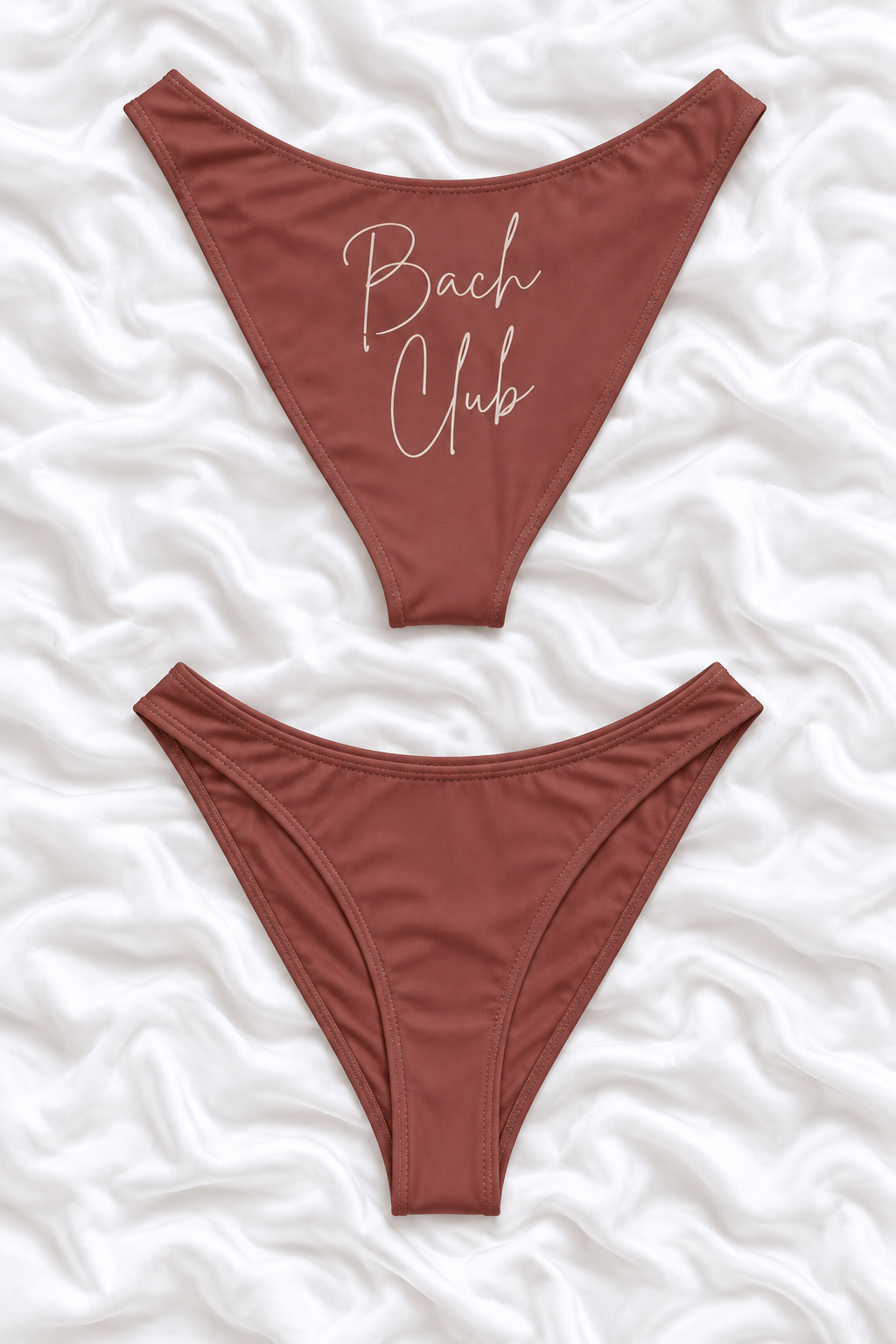 Bach Club Pink V Cut Bikini Bottoms | Bachelorette Swimwear