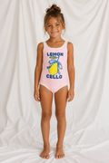 Little Kids Limoncello One Piece Swimsuit | Italian Summer Citrus Bathing Suit