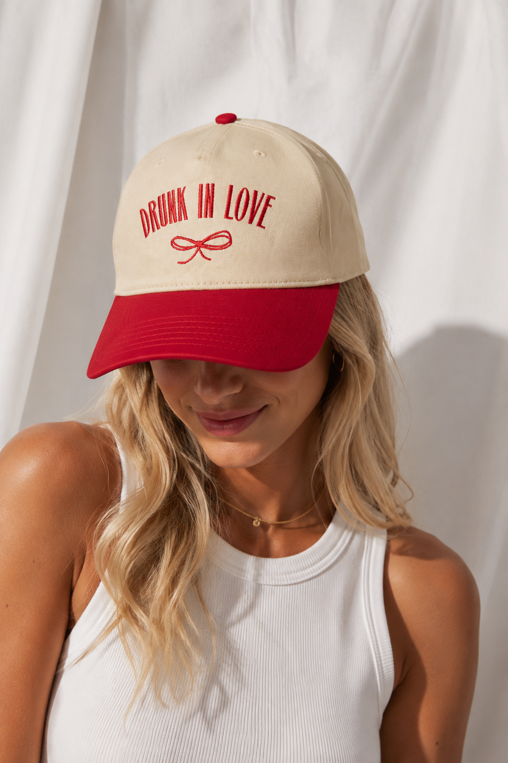 Drunk in Love Embroidered 5-Panel Cap | Adjustable Mid-Profile Snapback Hat