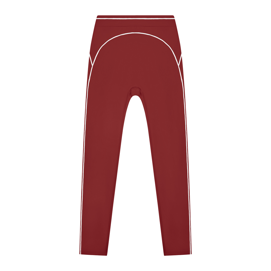 Women's High Rise Topstitch Leggings | Athletic Performance Workout Pants