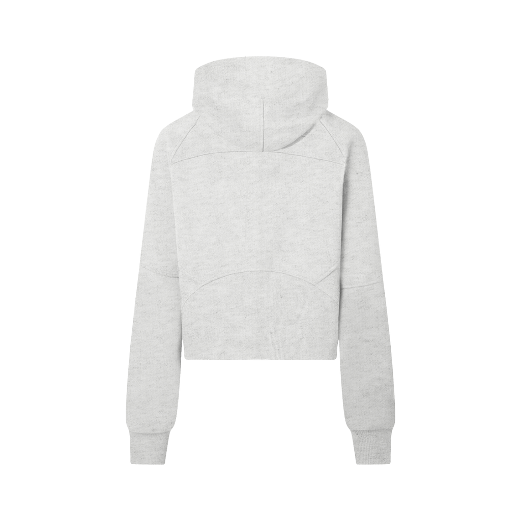 Women's Cropped Half-Zip Hoodie | Lightweight Athletic Pullover Sweatshirt