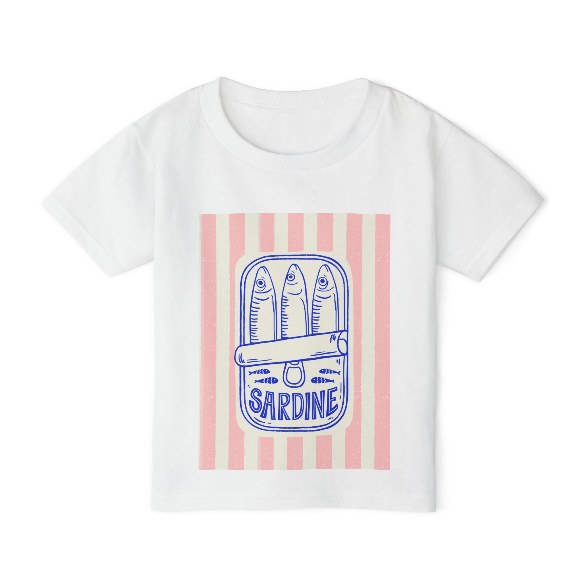 Sardine Can Toddler T‑Shirt — Cute Retro Seafood Graphic Tee