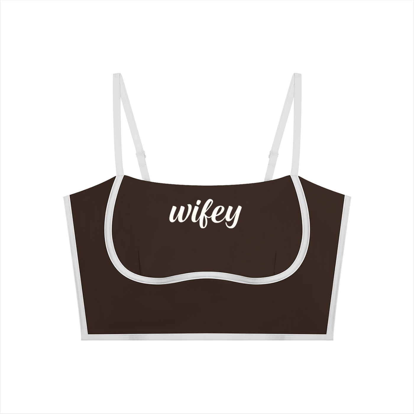 Wifey Women's Padded Sports Bra | Supportive Bridal Activewear