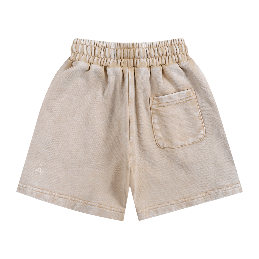 Snow Washed Kids Shorts | Vintage Cotton Everyday Shorts