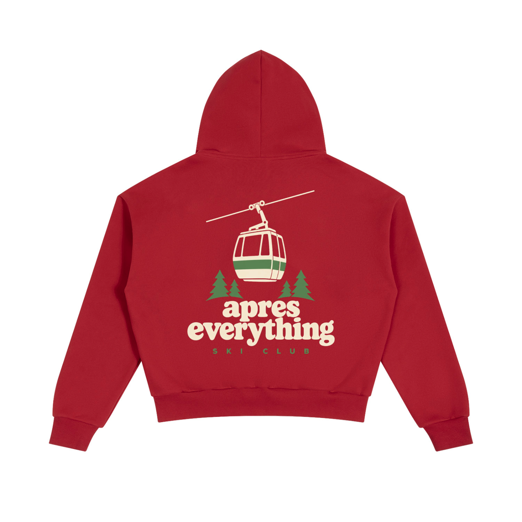 Après Everything Ski Club Unisex Boxy Full Zip Hoodie