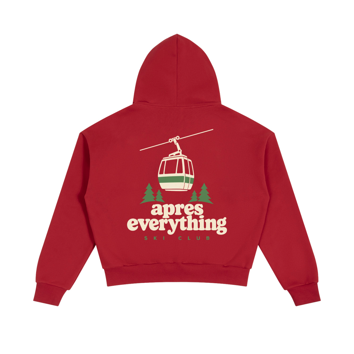 Après Everything Ski Club Unisex Boxy Full Zip Hoodie