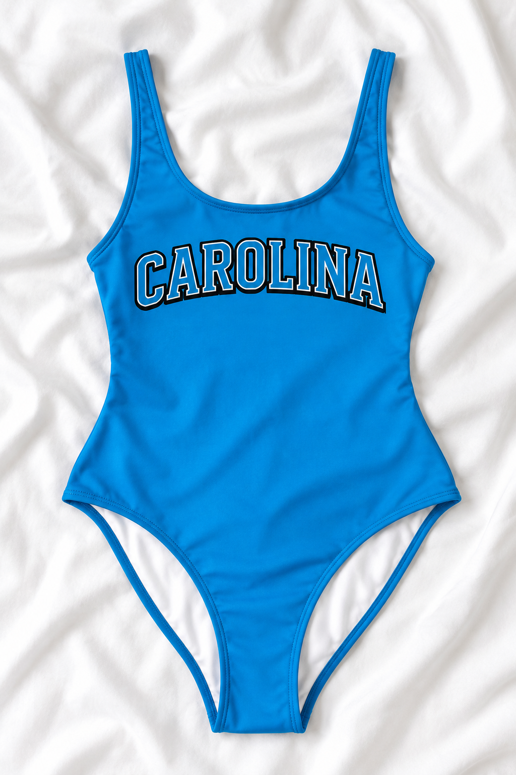 Carolina Football One-Piece Swimsuit – Women’s Game Day Swimwear