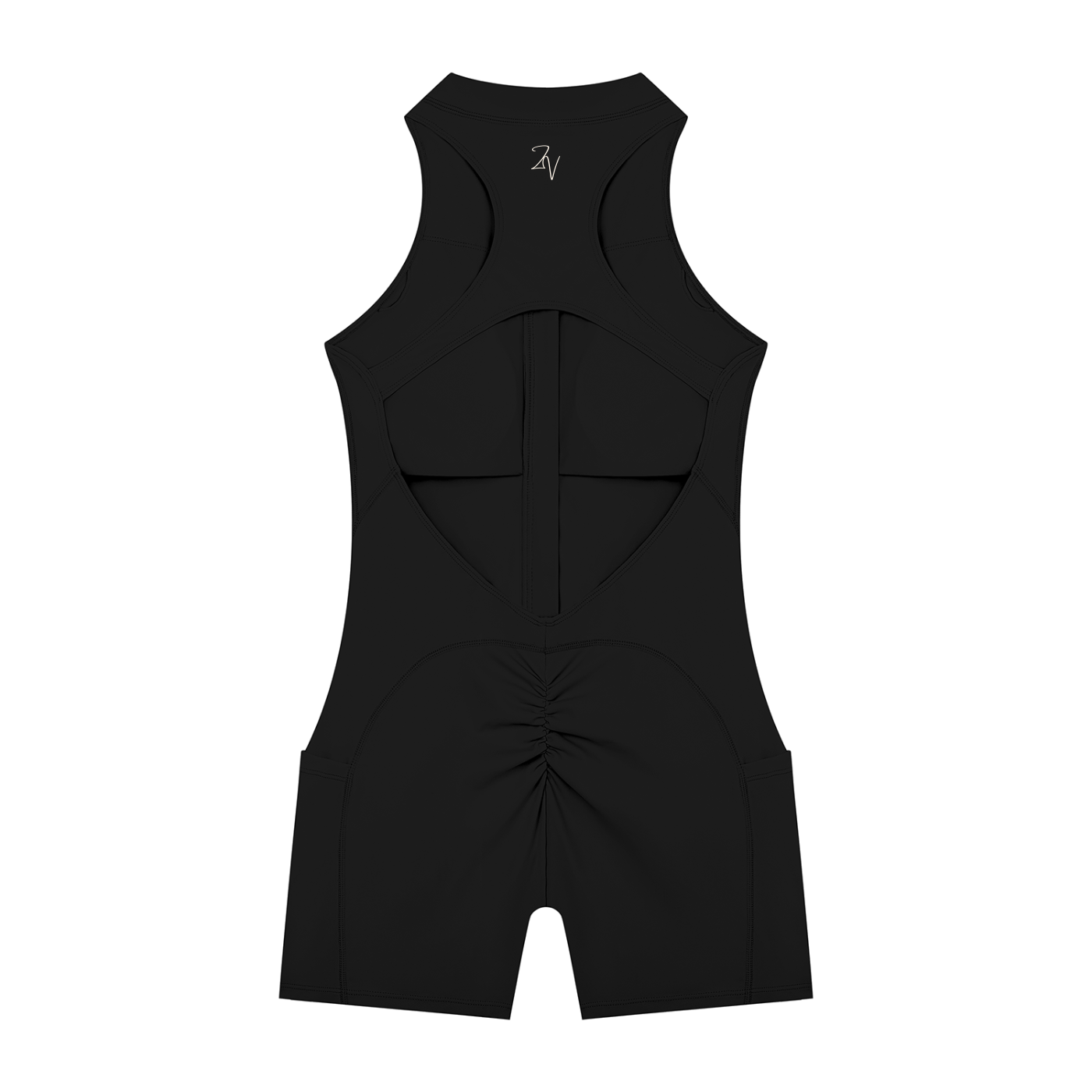 Women's Quarter-Zip Romper | Athletic One-Piece Activewear