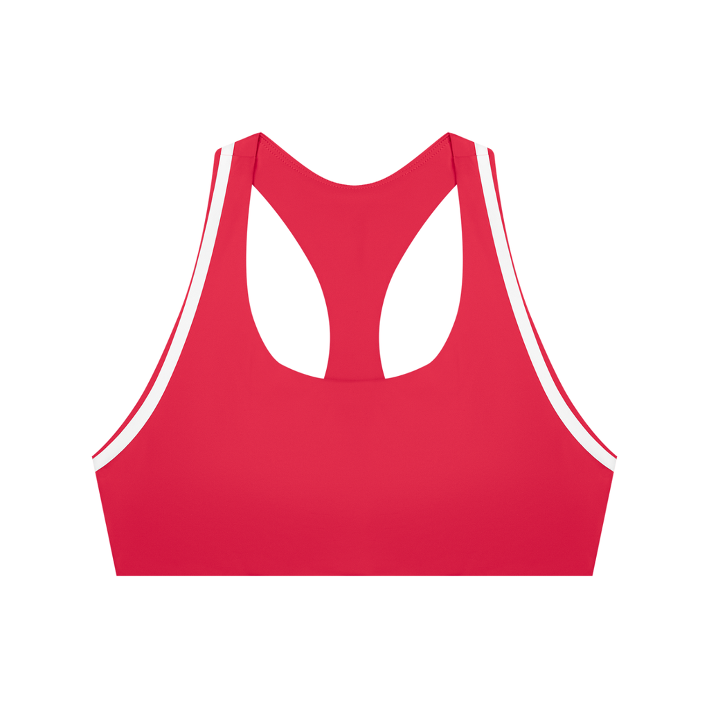 Women's Racerback Sports Bra | Built-In Padding Supportive Workout Bra