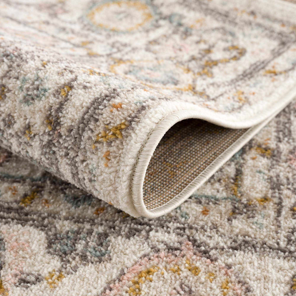Herstmonceux Vintage Traditional Floral Area Rug