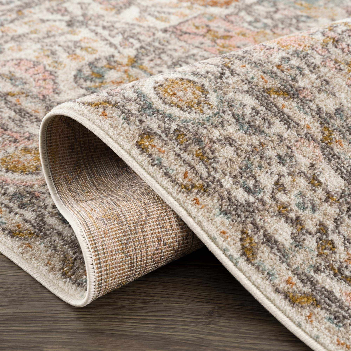 Herstmonceux Vintage Traditional Floral Area Rug
