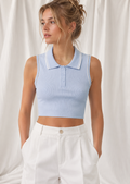 Women's Polo Tank Top | Sleeveless Athletic Performance Shirt