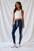 Women's Color Block Yoga Leggings | High-Waisted Athletic Performance Tights