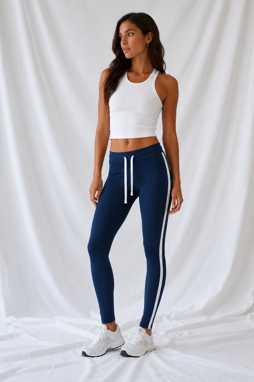Women's Color Block Yoga Leggings | High-Waisted Athletic Performance Tights