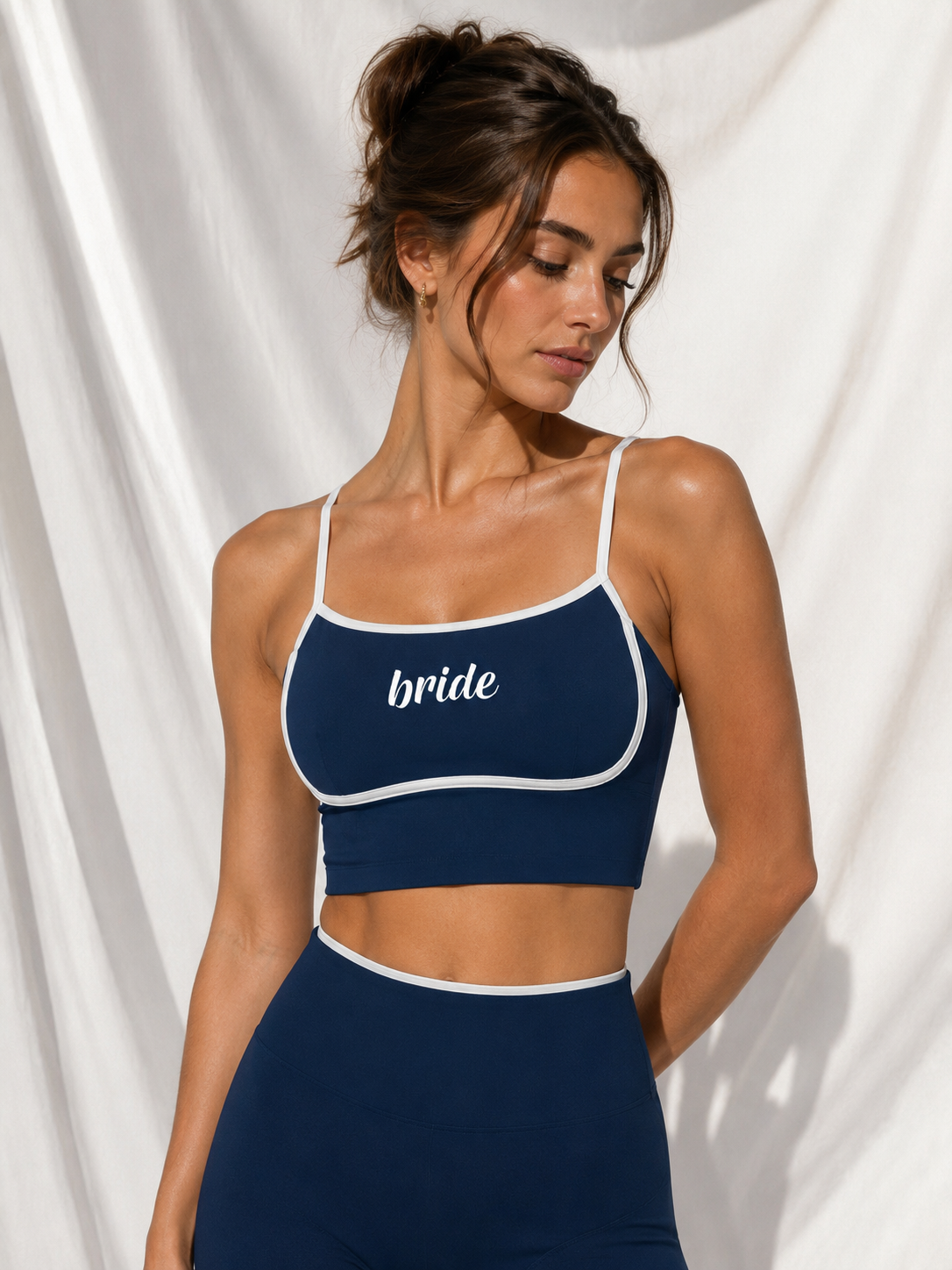 Bride Women's Padded Sports Bra | Supportive Bridal Activewear
