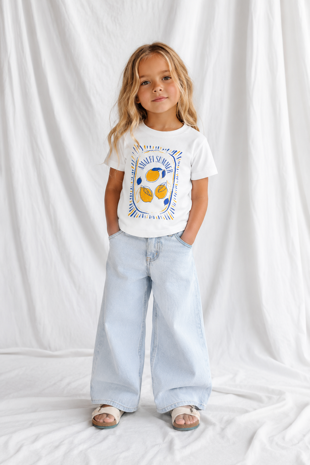 Toddler T-Shirt - Amalfi Summer Lemon Graphic